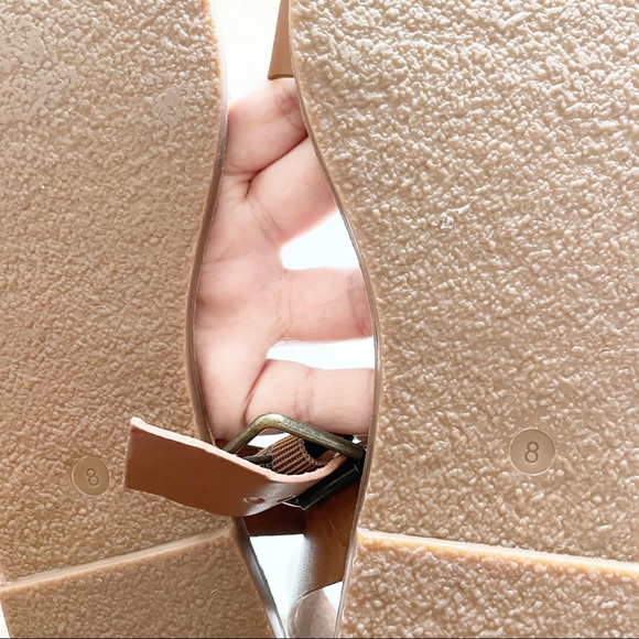 Madewell The Boardwalk Ankle Strap Sandal Size 8 - Picture 5 of 5